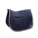 Hy Equestrian On The Bit Saddle Pad - Navy/Rose Gold additional 1