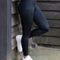 Hy Equestrian OsloPro Softshell Riding Tights - Black additional 3