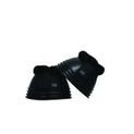 Hy Equestrian Ringed Fleece Topped Over Reach Boots - Black additional 1