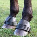 Hy Equestrian Ringed Over Reach Boots - Black additional 2