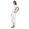 Hy Equestrian Roka Rose Breeches - White with Navy/Rose Gold Diamantes additional 1