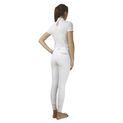 Hy Equestrian Roka Rose Breeches - White with Navy/Rose Gold Diamantes additional 2