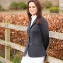 Hy Equestrian Roka Royal Breeches - White with Rose Gold Diamantes additional 6