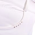 Hy Equestrian Roka Royal Breeches - White with Rose Gold Diamantes additional 2