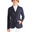 Hy Equestrian Roka Royal Show Shirt - White with Rose Gold Diamantes additional 8