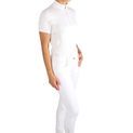 Hy Equestrian Roka Royal Show Shirt - White with Rose Gold Diamantes additional 11