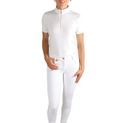 Hy Equestrian Roka Royal Show Shirt - White with Rose Gold Diamantes additional 9