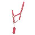 Hy Equestrian Rose Gold Head Collar &amp; Lead Rope - Blush Pink/Rose Gold additional 1