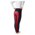 Hy Equestrian Saxby Silicone Jodhpurs - Anthracite Grey/Cerise Pink additional 2