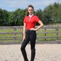 Hy Equestrian Scarlet Show Shirt - Red/White additional 6