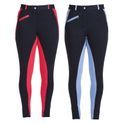 Hy Equestrian Sienna Ladies Jodhpurs - Navy/Cornflower additional 1