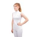 Hy Equestrian Sophia Sleeveless Show Shirt - White Pearl additional 6