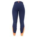 Hy Equestrian Sports Active Ladies Breeches - Navy/Orange additional 3