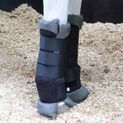 Hy Equestrian Stable Protection Boot - Black with Grey Lining additional 5
