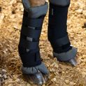 Hy Equestrian Stable Protection Boot - Black with Grey Lining additional 4