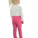 Hy Equestrian Star Tots Jodhpurs - Pink/Grey &amp; Silver Stars additional 2