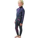 Hy Equestrian Stella Children's Base Layer - Grey/Pink additional 9