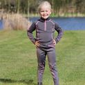Hy Equestrian Stella Children's Base Layer - Grey/Pink additional 2