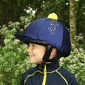 Hy Equestrian Stella Children's Base Layer - Navy/Yellow additional 6