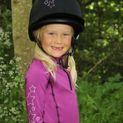 Hy Equestrian Stella Children's Base Layer - Purple/Lilac/Black additional 3