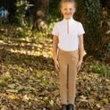 Hy Equestrian Stella Children's Riding Tights - Beige additional 3