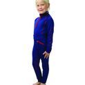 Hy Equestrian Stella Children's Riding Tights - Navy/Red additional 1