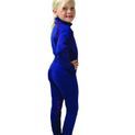 Hy Equestrian Stella Children's Riding Tights - Navy/Red additional 4