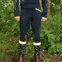 Hy Equestrian Stella Children's Riding Tights - Navy/Yellow additional 10