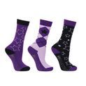 Hy Equestrian Stella Children's Socks (Pack of 3) additional 13