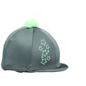 Hy Equestrian Stella Hat Cover - Charcoal/Mint additional 1