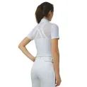 Hy Equestrian Suki Show Shirt - White additional 2