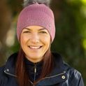 Hy Equestrian Synergy Diamante Bobble Hat - Grape additional 2