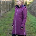 Hy Equestrian Synergy Guard Waterproof Coat - Fig/Navy additional 8