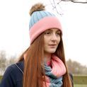 Hy Equestrian Synergy Luxury Bobble Hat and Snood Bundle Deal additional 4