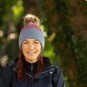 Hy Equestrian Synergy Luxury Bobble Hat- Grape/Riviera additional 6