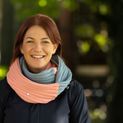 Hy Equestrian Synergy Luxury Snood - Aqua/Rose additional 4