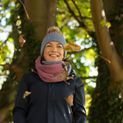 Hy Equestrian Synergy Luxury Snood - Grape/Riviera additional 6