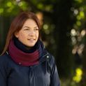 Hy Equestrian Synergy Luxury Snood - Navy/Fig additional 2