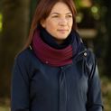 Hy Equestrian Synergy Luxury Snood - Navy/Fig additional 1