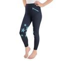 Hy Equestrian Theodora Children's Riding Tights - Navy/Teal additional 1