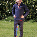 Hy Equestrian Tractors Rock Tots Jodhpurs - Navy/Royal Blue/Red additional 3
