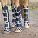 Hy Equestrian Travel Boots - Navy/Grey additional 7