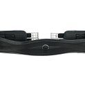 Hy Equestrian Waffle Girth - Black - elasticated both ends additional 13