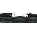Hy Equestrian Waffle Girth - Black - elasticated one end additional 13