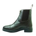 Hy Equestrian Wax Leather Zip Boot - Brown additional 2