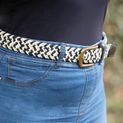 Hy Equestrian Woven Elastic Belt - Navy/Fossil additional 29