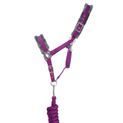 Hy Sport Active Head Collar &amp; Lead Rope - Amethyst Purple additional 3