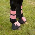 Hy Sport Active Over Reach Boots - Coral Rose additional 3