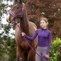 Hy Sport Active Young Rider Base Layer - Royal Violet additional 7