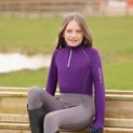 Hy Sport Active Young Rider Base Layer - Royal Violet additional 14